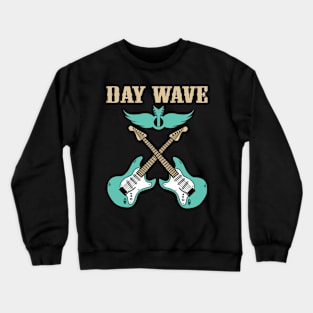 DAY WAVE BAND Crewneck Sweatshirt